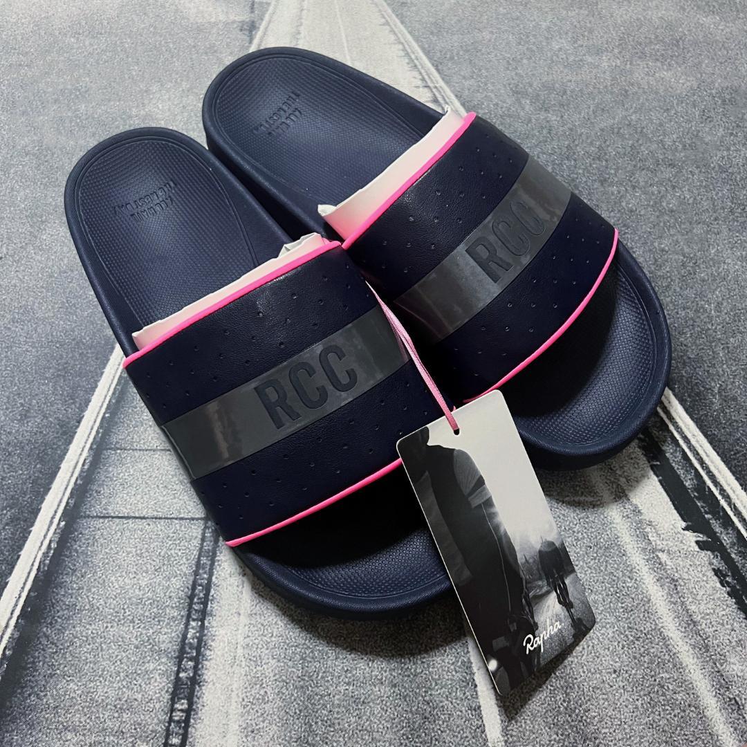 新品 Rapha 特別限定版 RCC スライド JP27.5cm ダークネイビー