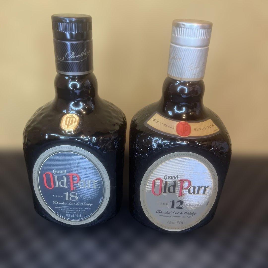 【新品未開封】Grand Old Parr 18年 12年2本セット