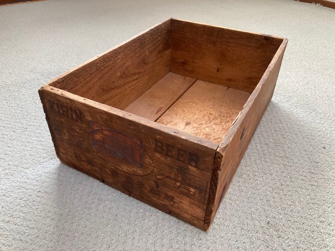 木箱　ヴィンテージ　レトロ　キリンビール　KIRIN BEER