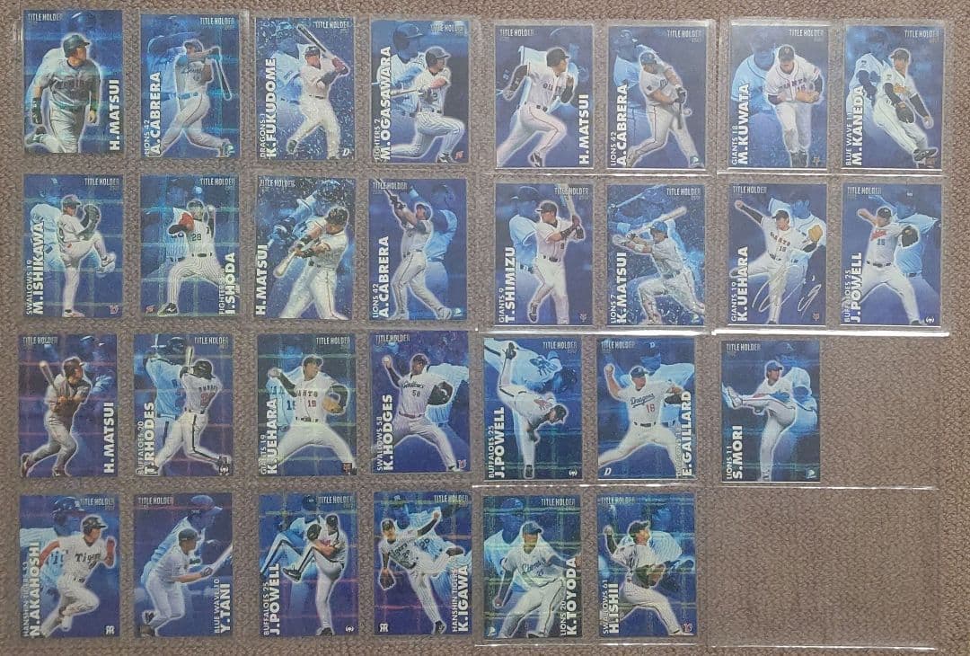 カルビープロ野球カード 2003年・第１弾コンプリートセット