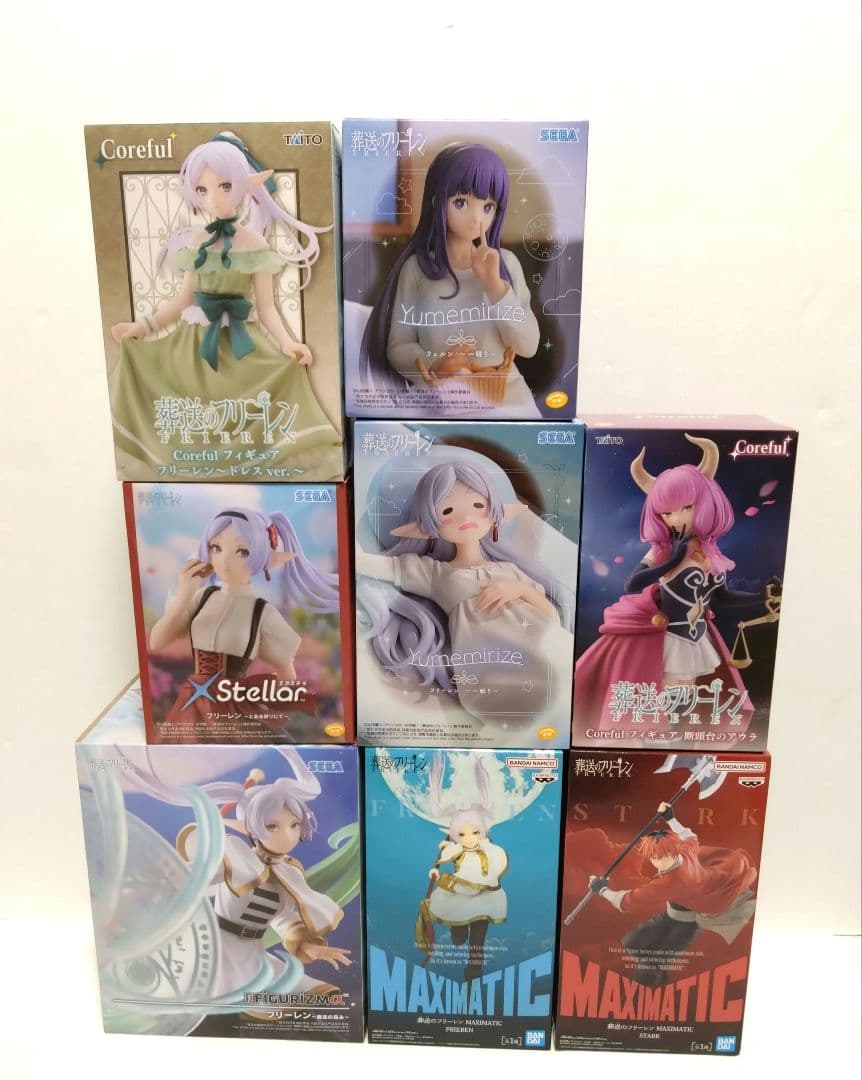 【葬送のフリーレン】フィギュア計８点MAXIMATIC／魔法の高み／一眠り／他