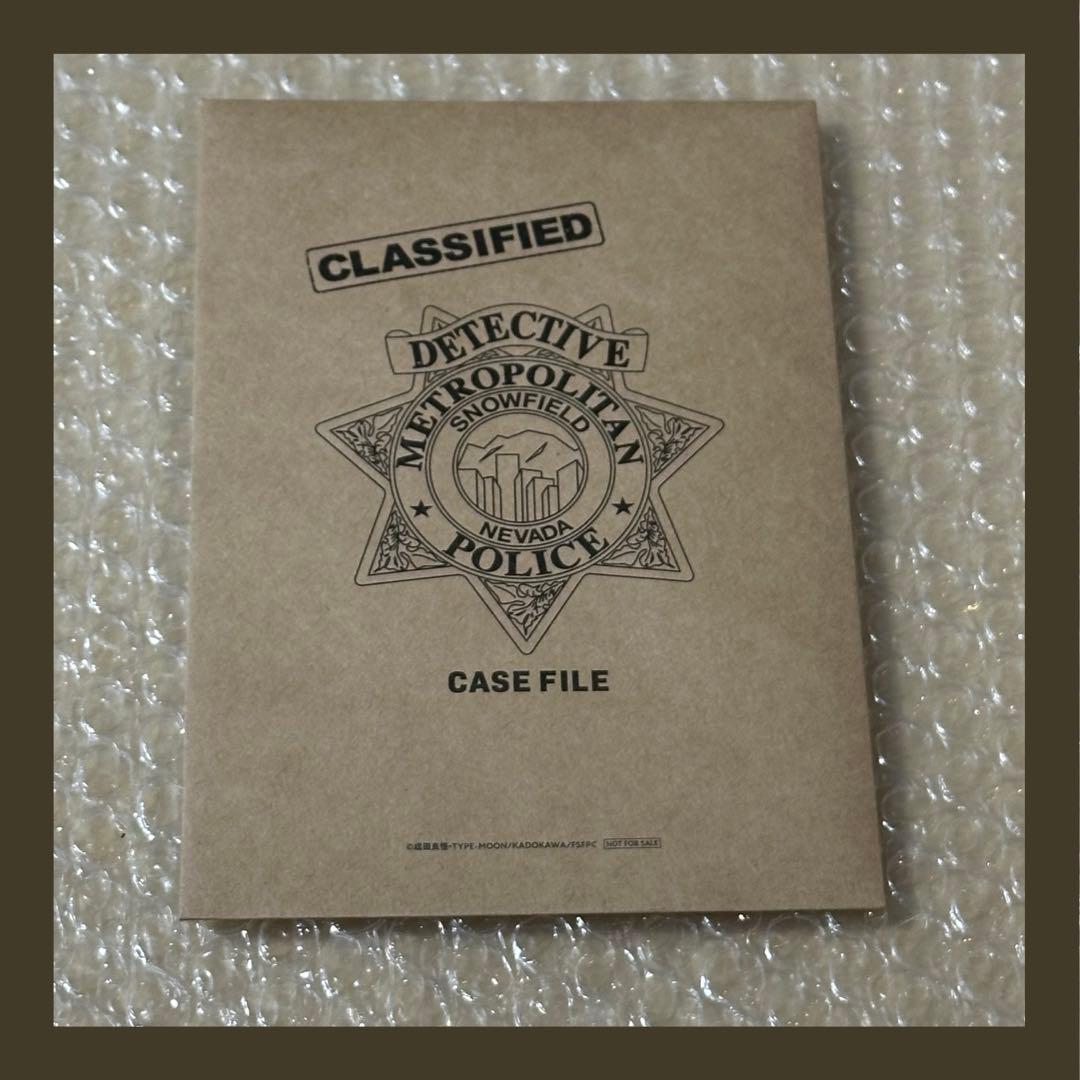 Fate/strange Fake 先行上映会 特典 非売品 警察機密ファイル