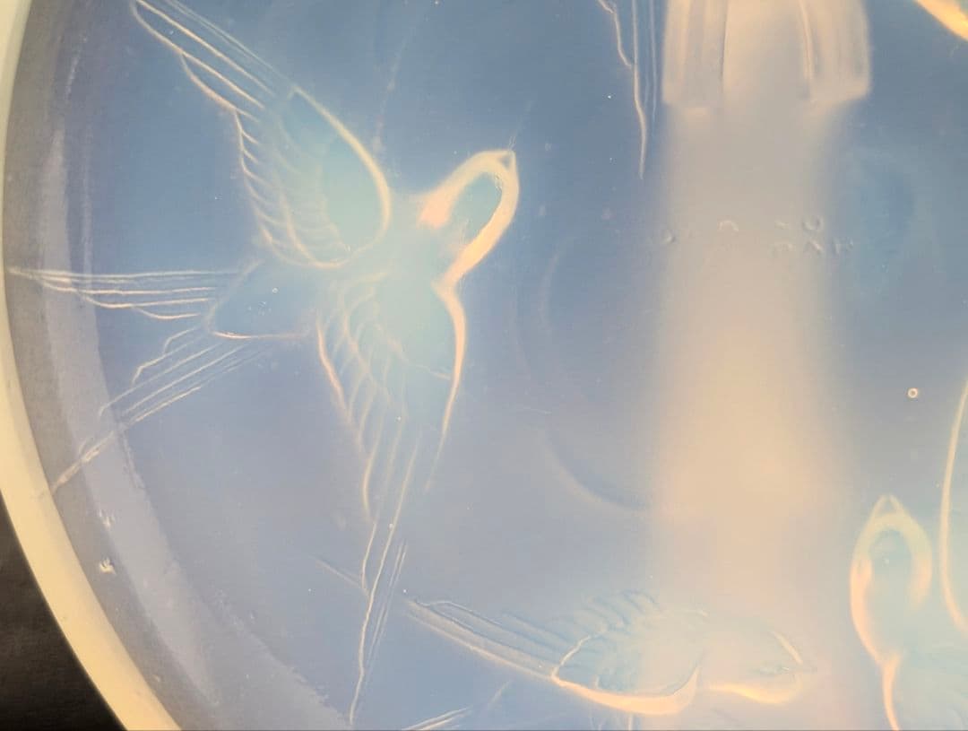 Sabino France サビノ オパルセント ツバメ プレート 直径12㎝