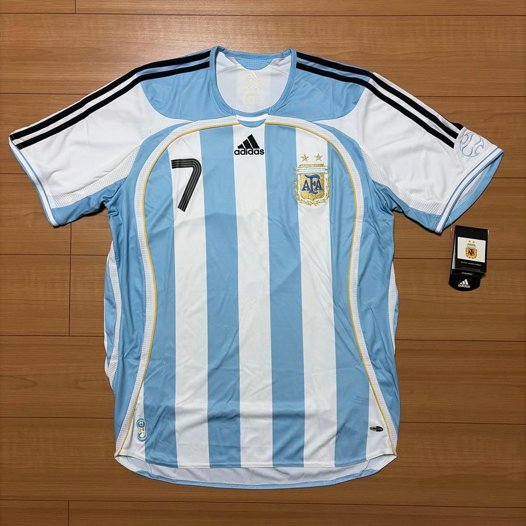 アルゼンチン代表 ユニフォーム　06-07 サビオラ #7 タグ付き