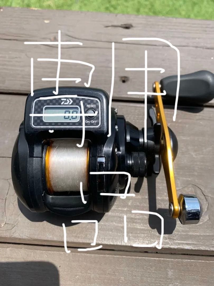 ダイワ ライトゲーム ICV 150Hリール Daiwa カウンター付き