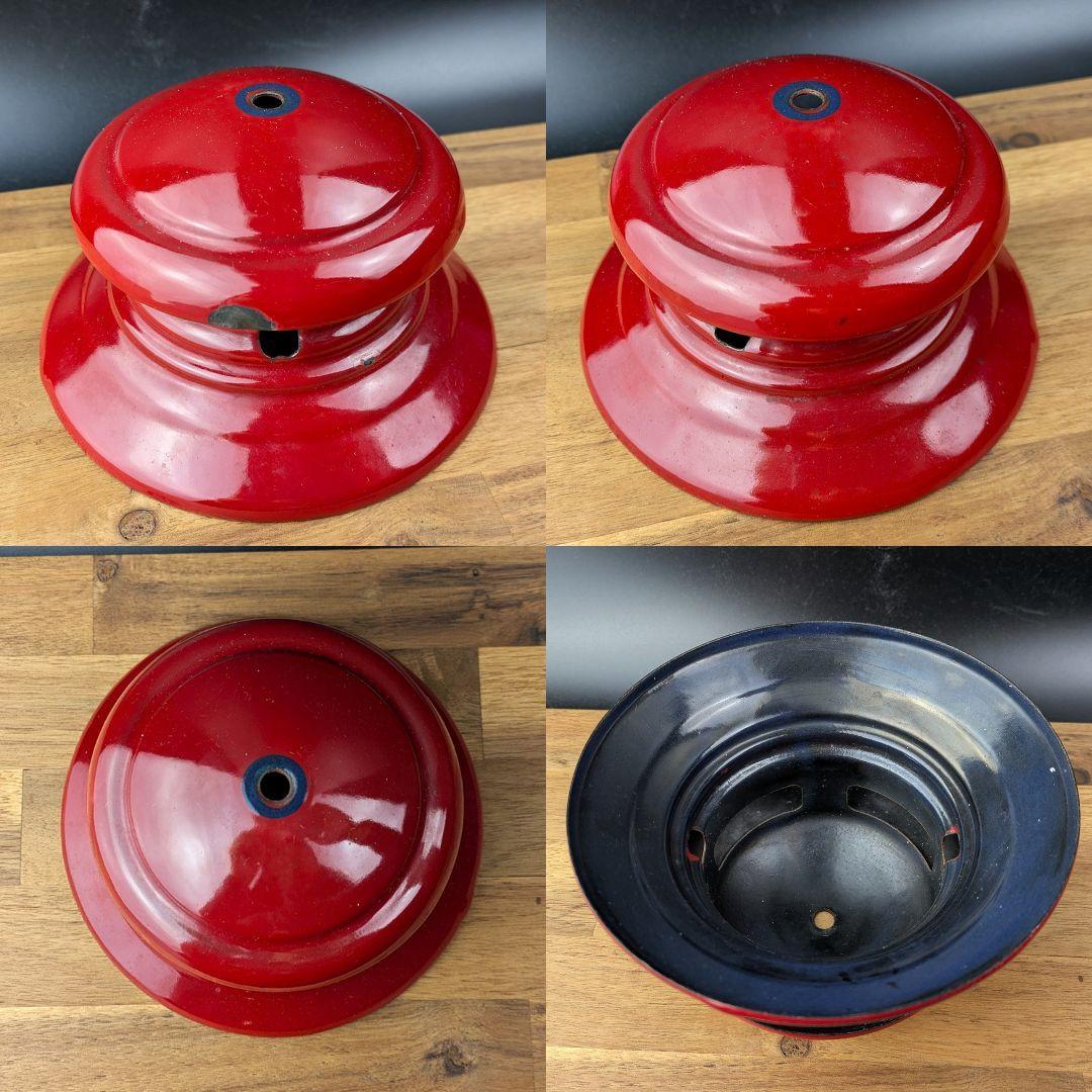 希少マルーン★コールマン ランタン 200A 62年6月製 PYREX赤ロゴ美品