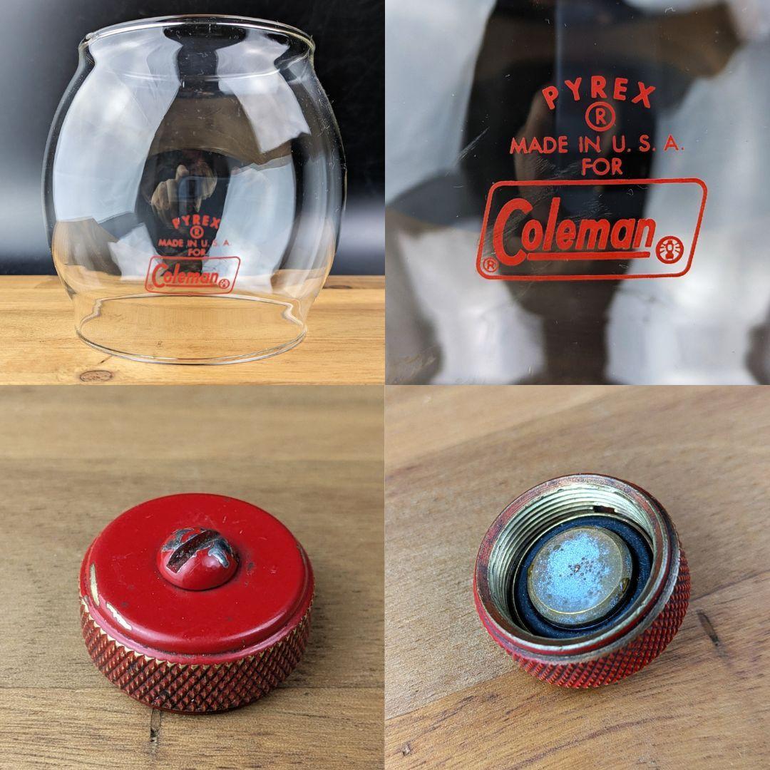希少マルーン★コールマン ランタン 200A 62年6月製 PYREX赤ロゴ美品