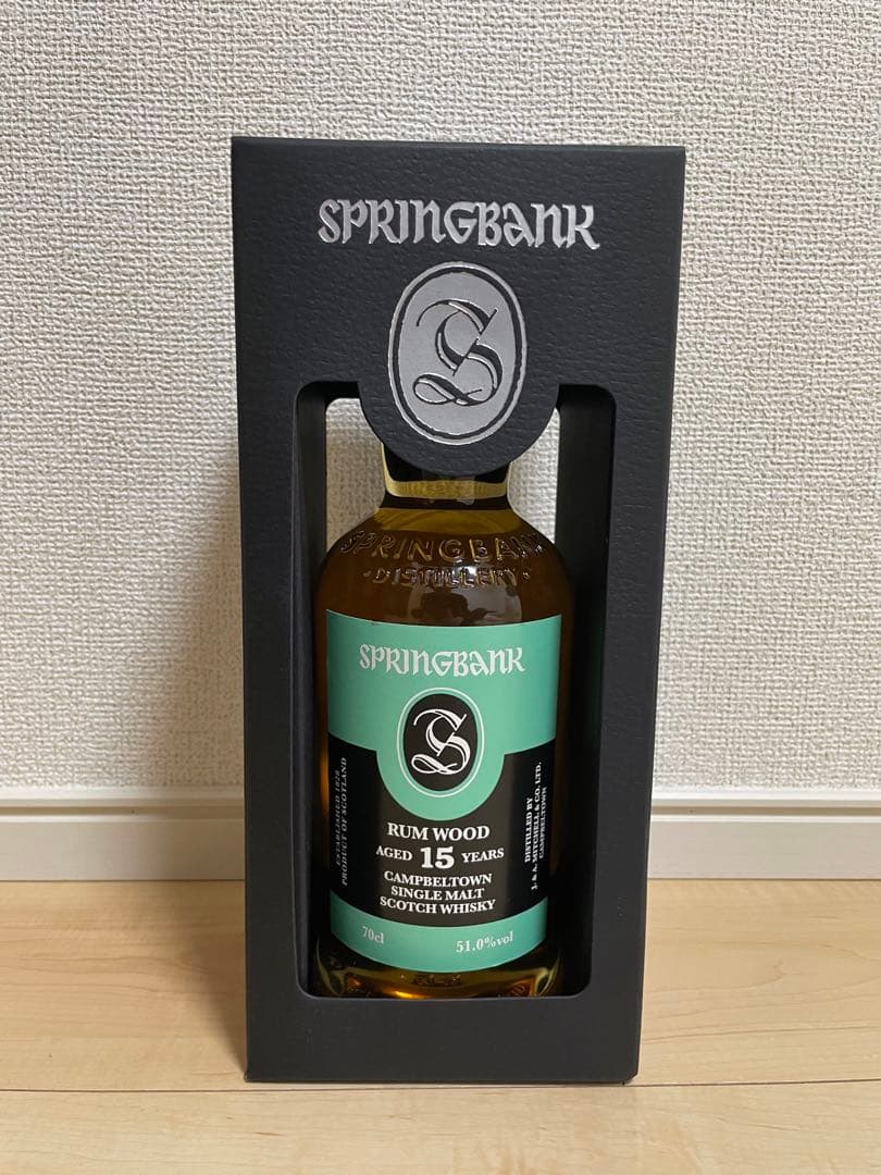 【ティラミス】スプリングバンク ラムウッド 15年　英国ラベル