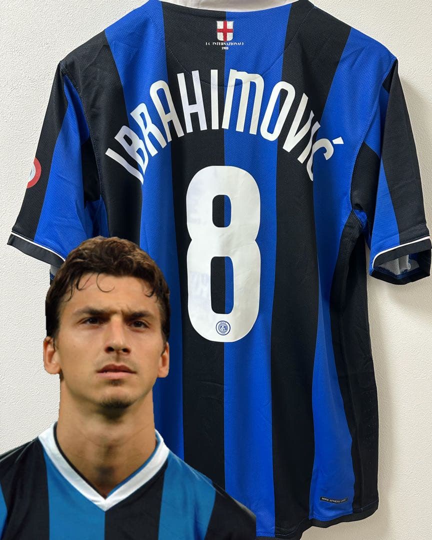 イブラヒモビッチ　ユニフォーム　インテル　セリエA 06/07（H）