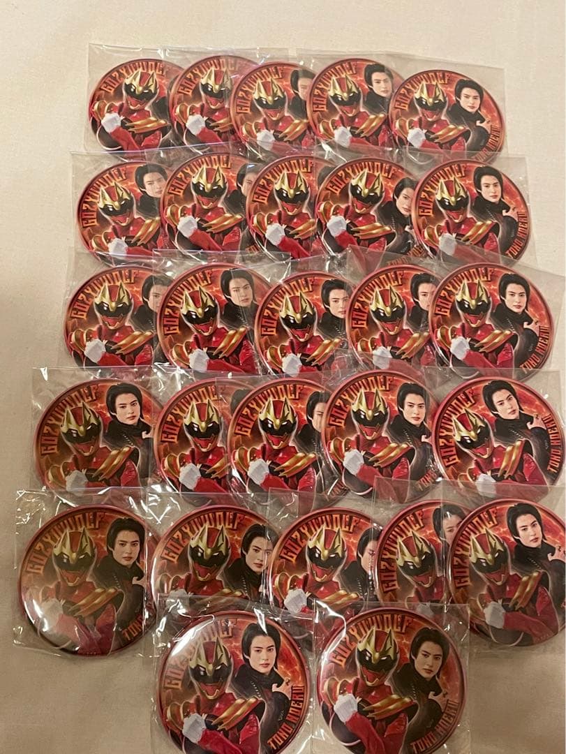 ゴジュウジャー 缶バッジ 遠野吠 ゴジュウウルフ 冬野心央×27