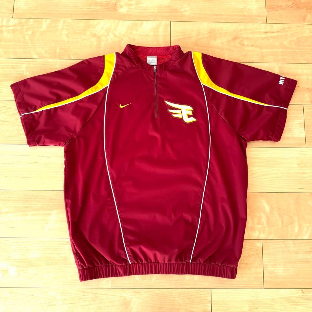 実使用　球団支給　東北楽天ゴールデンイーグルス　半袖ジャージー　汗出し