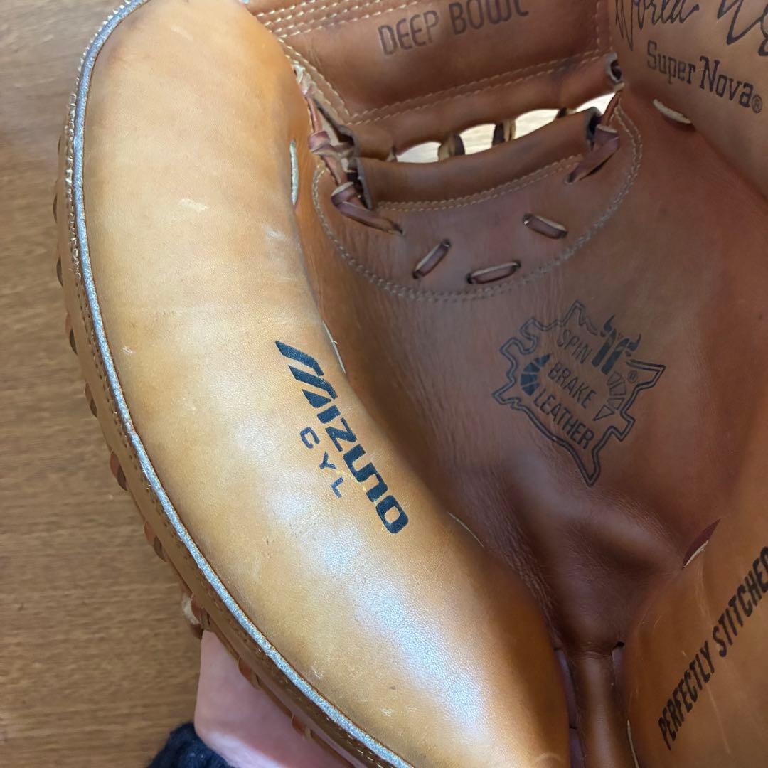 ミズノ ワールドウィン 一般硬式 キャッチャーミット 大人用 美品