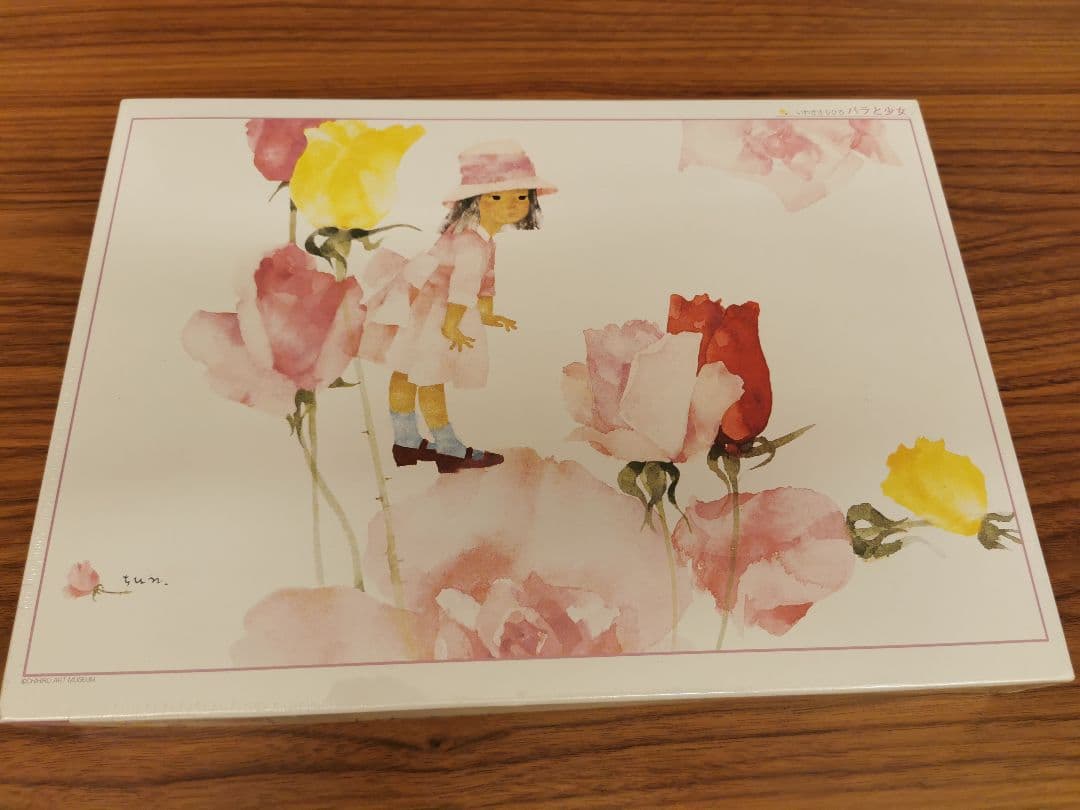 廃盤　いわさきちひろ　バラと少女　ジグソーパズル　1000ピース