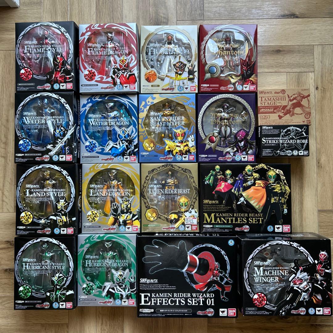 SH Figuarts 仮面ライダーウィザードフィギュア18個　定価61710円