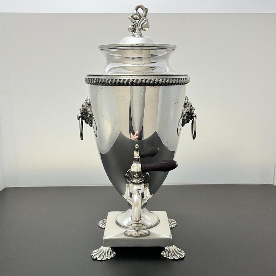 【Friedman Silver Co】 ライオンのサモワール  小型サーバー