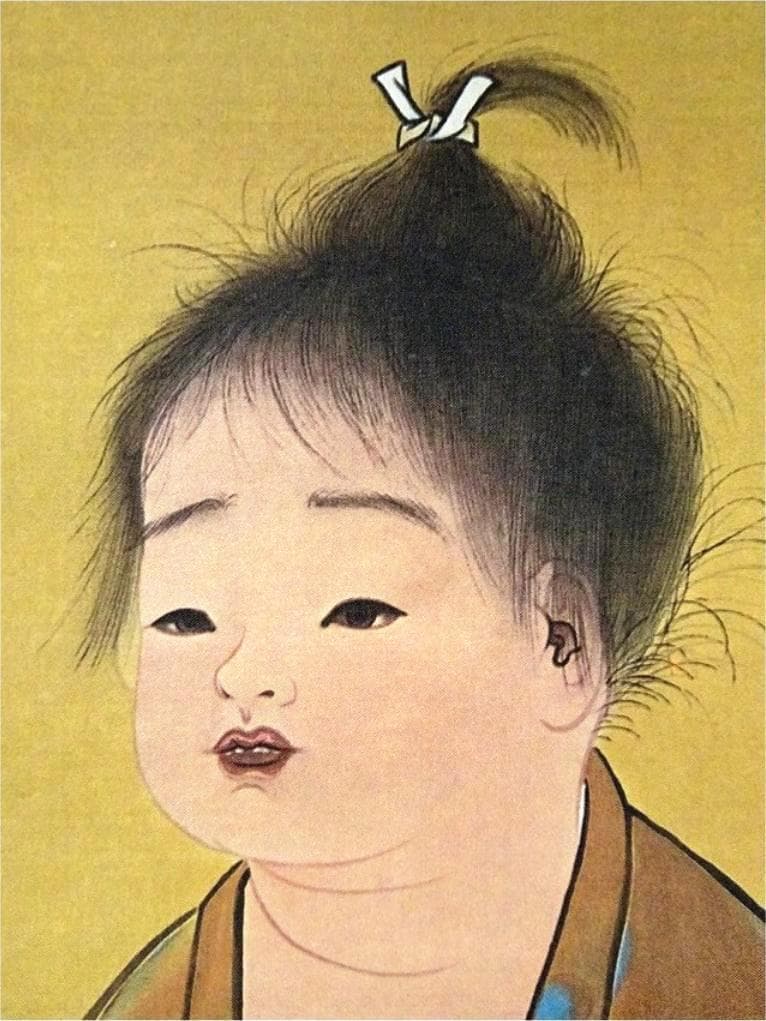 【複製画】掛軸 横山大観『無我』絹本 共箱付 掛け軸 a022617