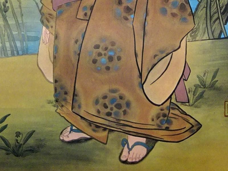 【複製画】掛軸 横山大観『無我』絹本 共箱付 掛け軸 a022617