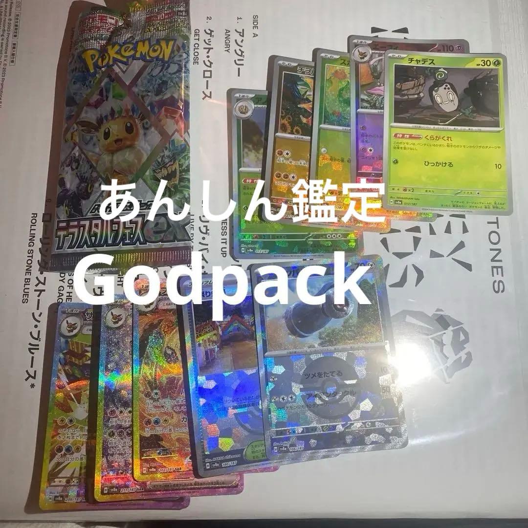 ポケモンカード　テラスタルフェス　godパック 開封済み
