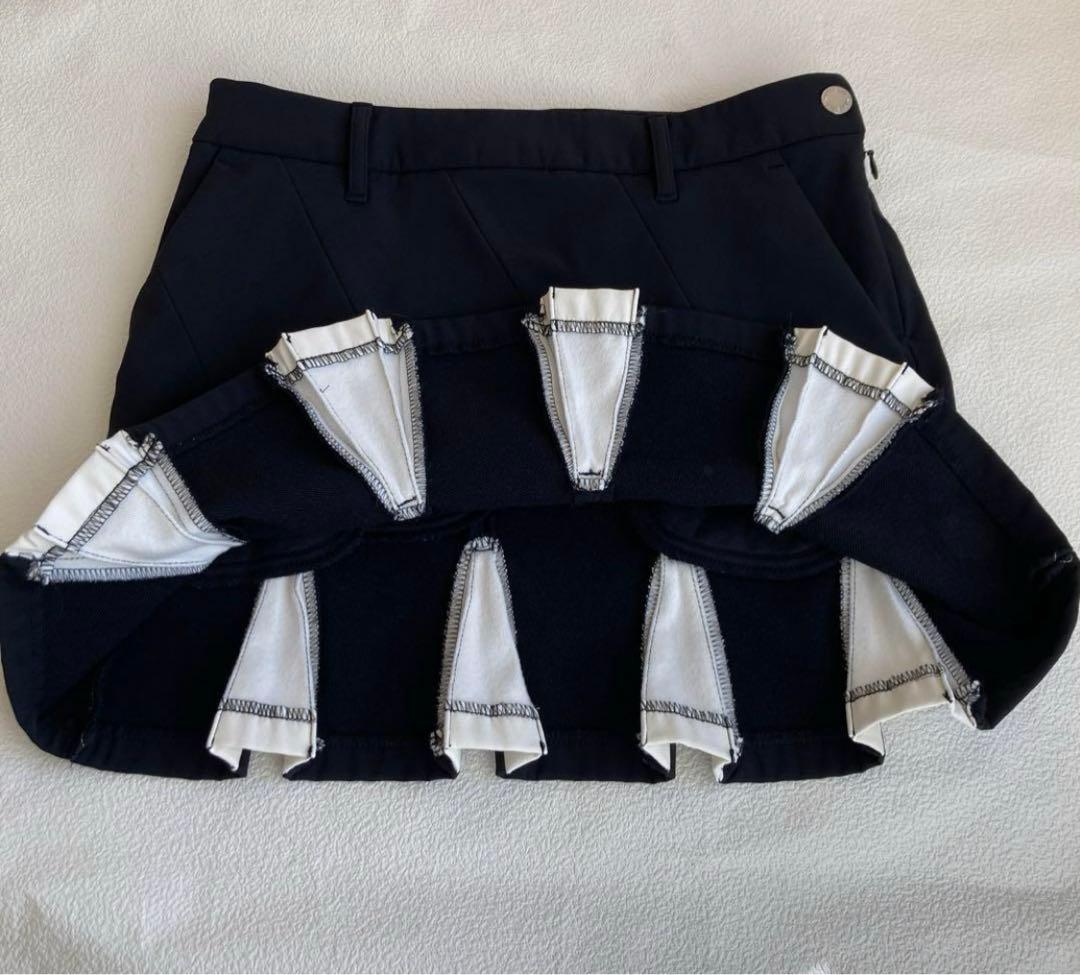 デサントゴルフ　全身コーディネート3点セット　トップス　スカート　帽子