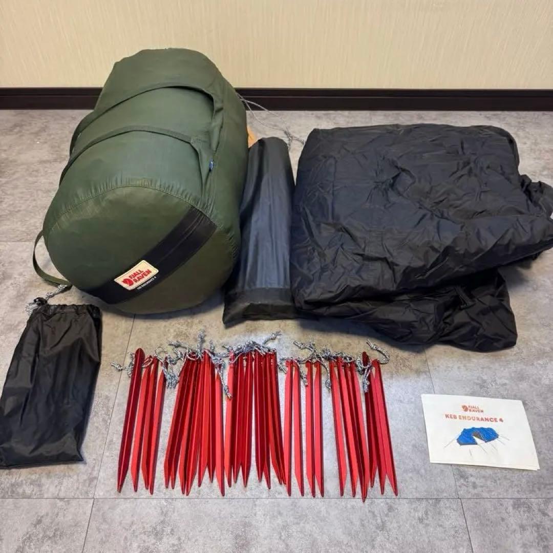 テント・タープ fjallraven keb endurance4 pine green