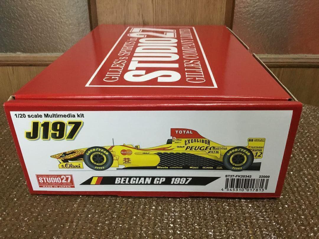 1/20 スタジオ27 ジョーダン J197 ベルギーGP タバコデカール付き