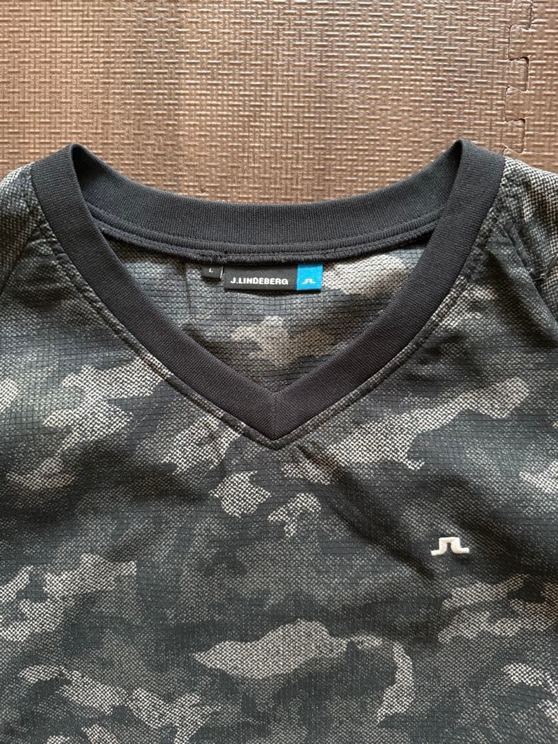 迷彩柄 Vネックセーター JLロゴ