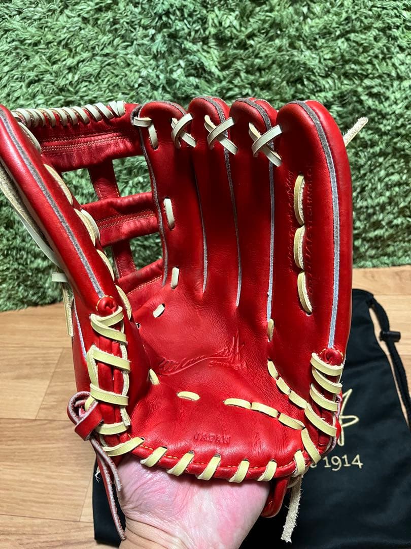 ウィルソンスタッフ 硬式外野手用グラブ 99型 Eオレンジ×キャメル