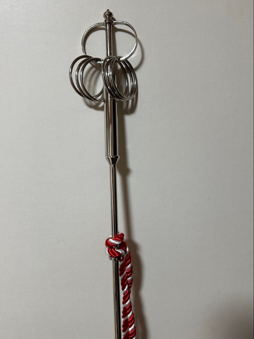 日本舞踊 金棒 小道具 錫杖 2本繋ぎ