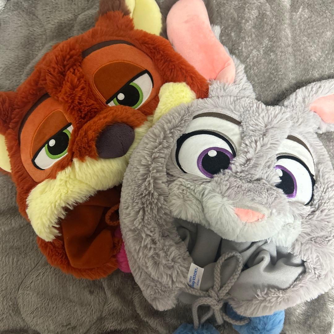 美品✨！ディズニー　ファンキャップ　ズートピア　ニック　ジュディ