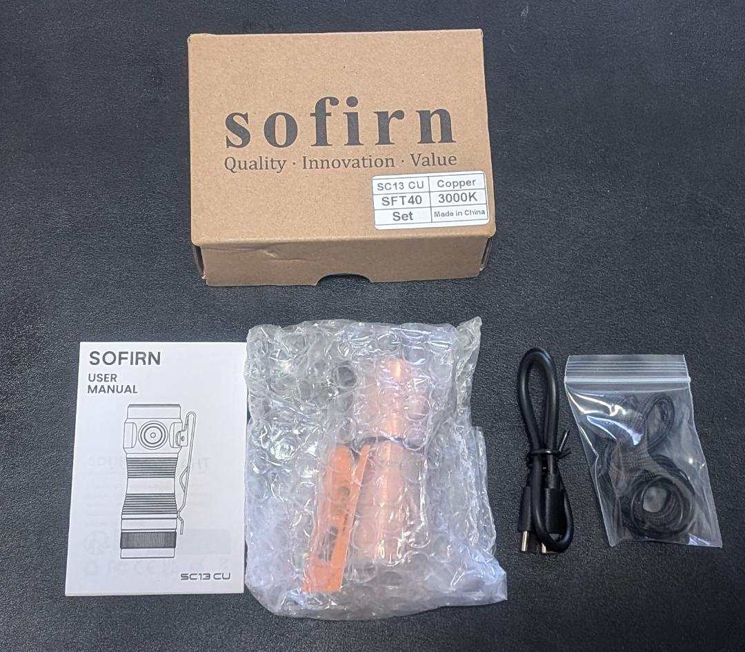 Sofirn SC13 Copper （Sofirnピンバッジ付き）