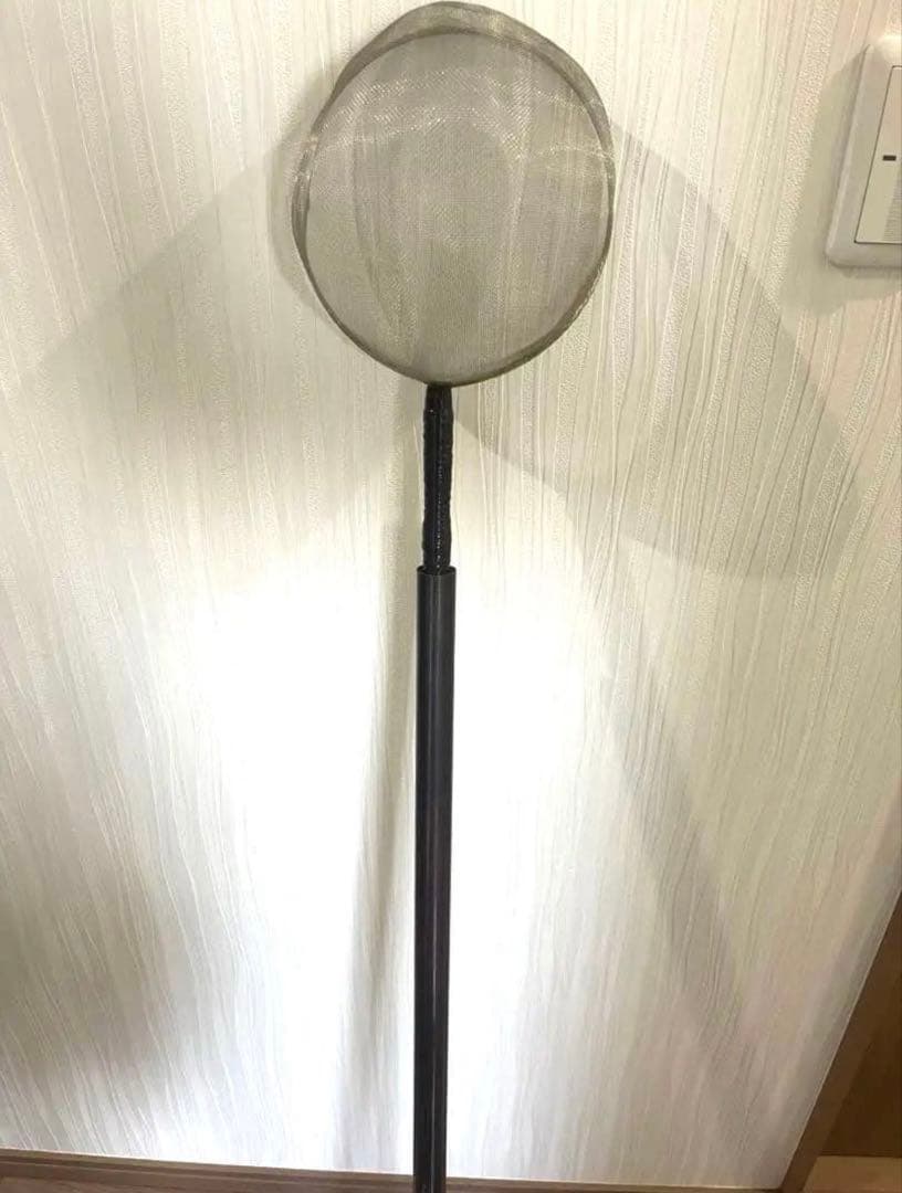 シラスウナギ　網竿セット　タモ網