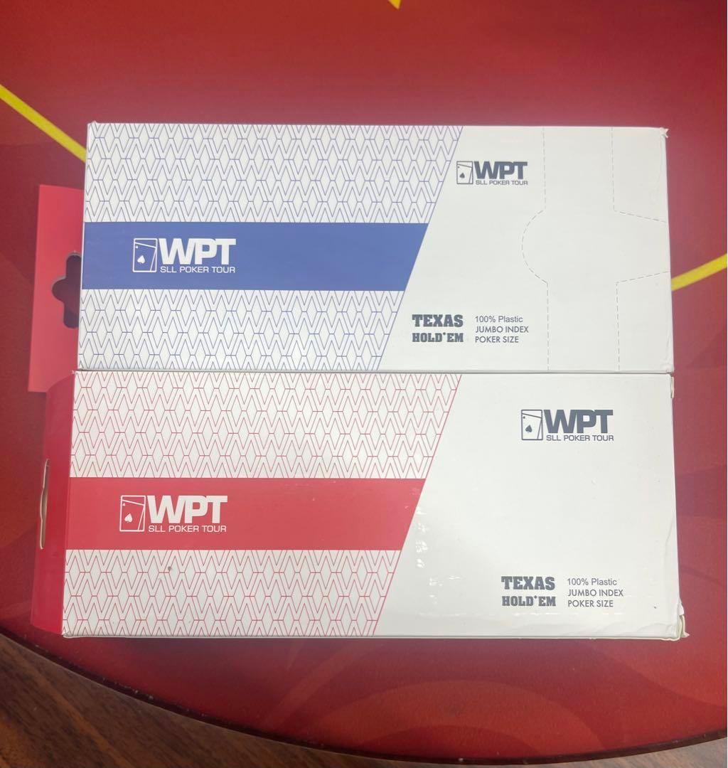 ポーカー用プラスチックトランプ 防水（赤・青10セット)