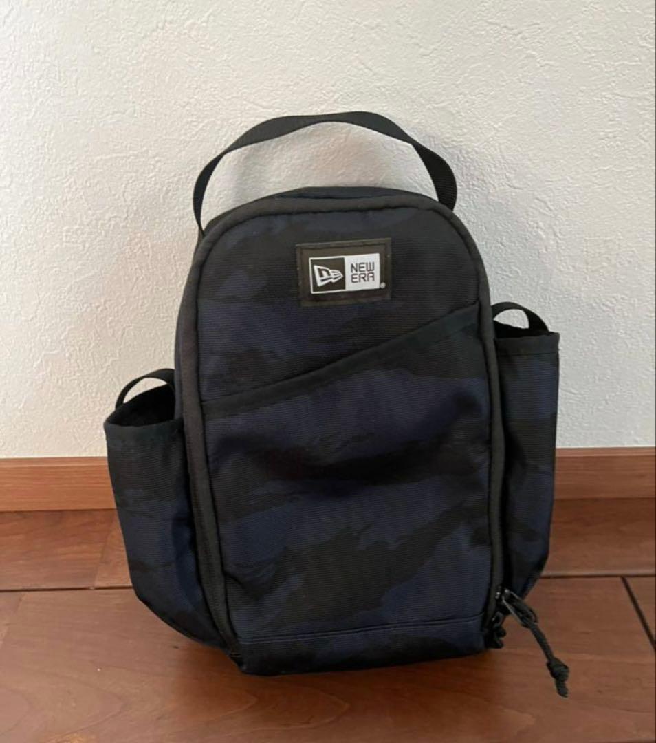 NEWERA キャディーバッグ　スタンド式　タイガーストライプカモネイビー