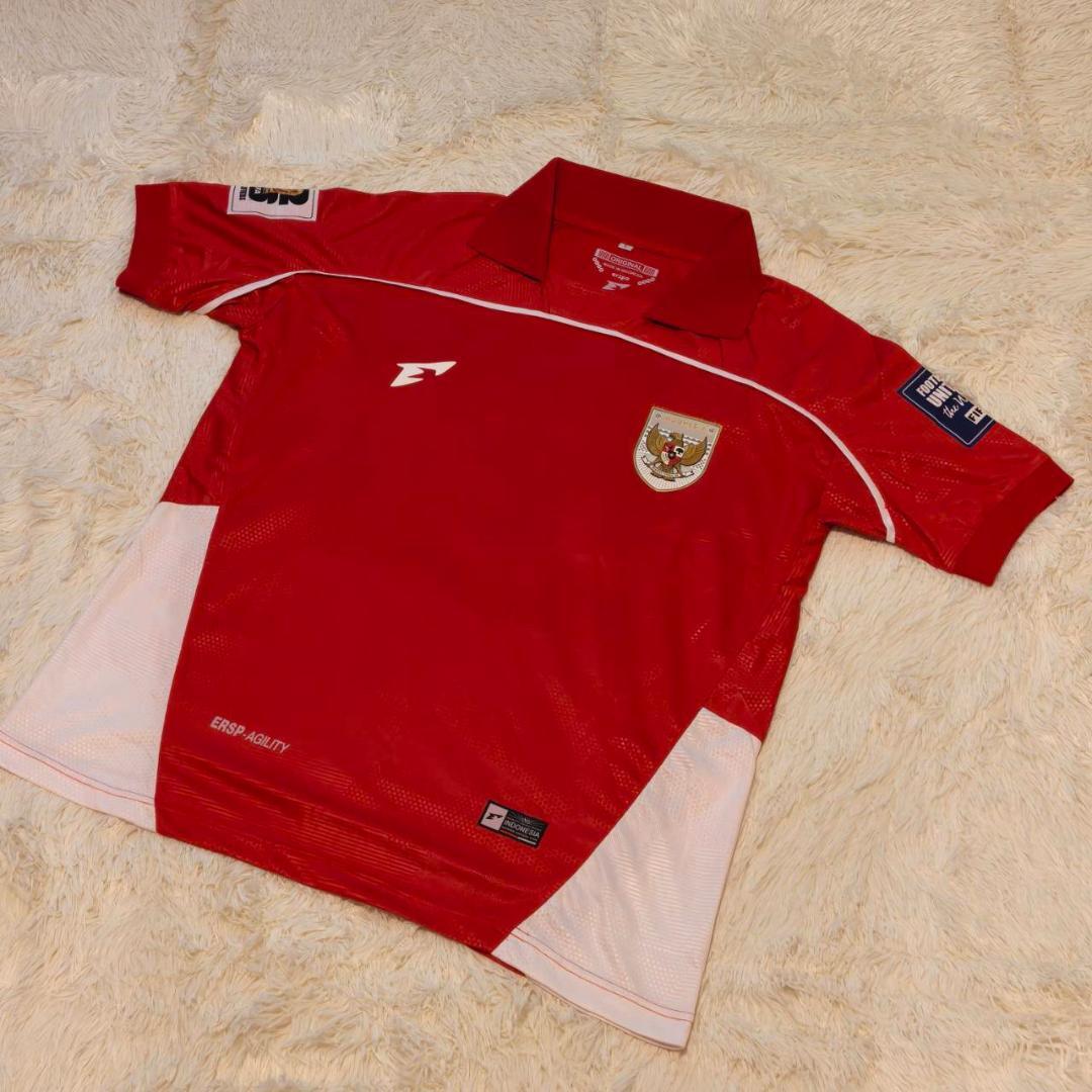 【4枚おまとめ】Indonesia ユニフォームLサイズ白3、赤1