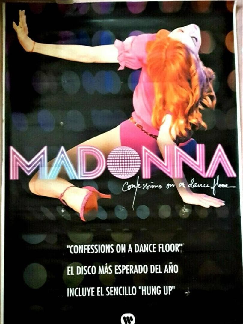 マドンナ　Confessions　メキシコ製　大判 厚手 ビニール製 ポスター