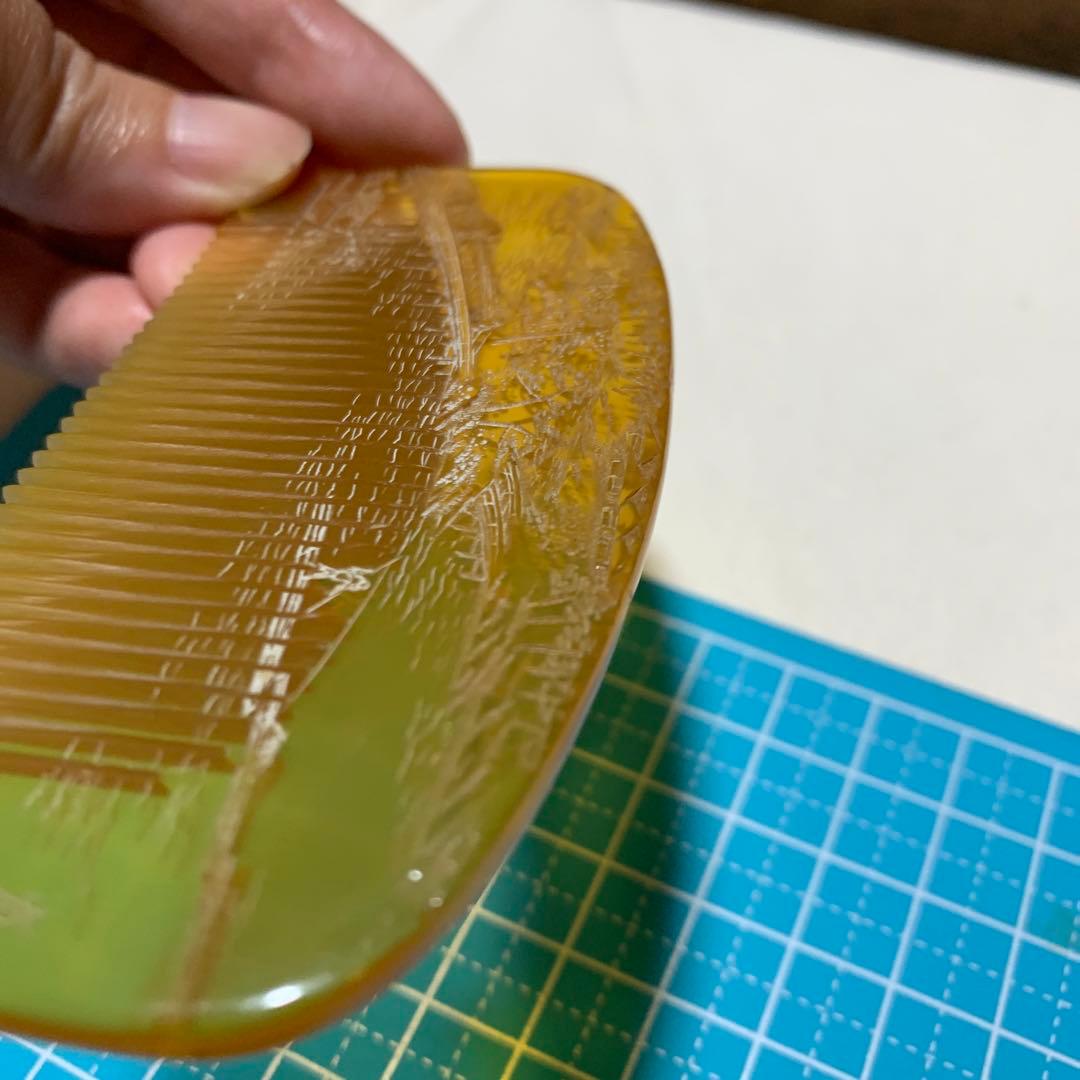 本鼈甲　櫛　嵐山渡月橋　銘あり　超細密彫　超絶技巧　アンティーク　髪飾り