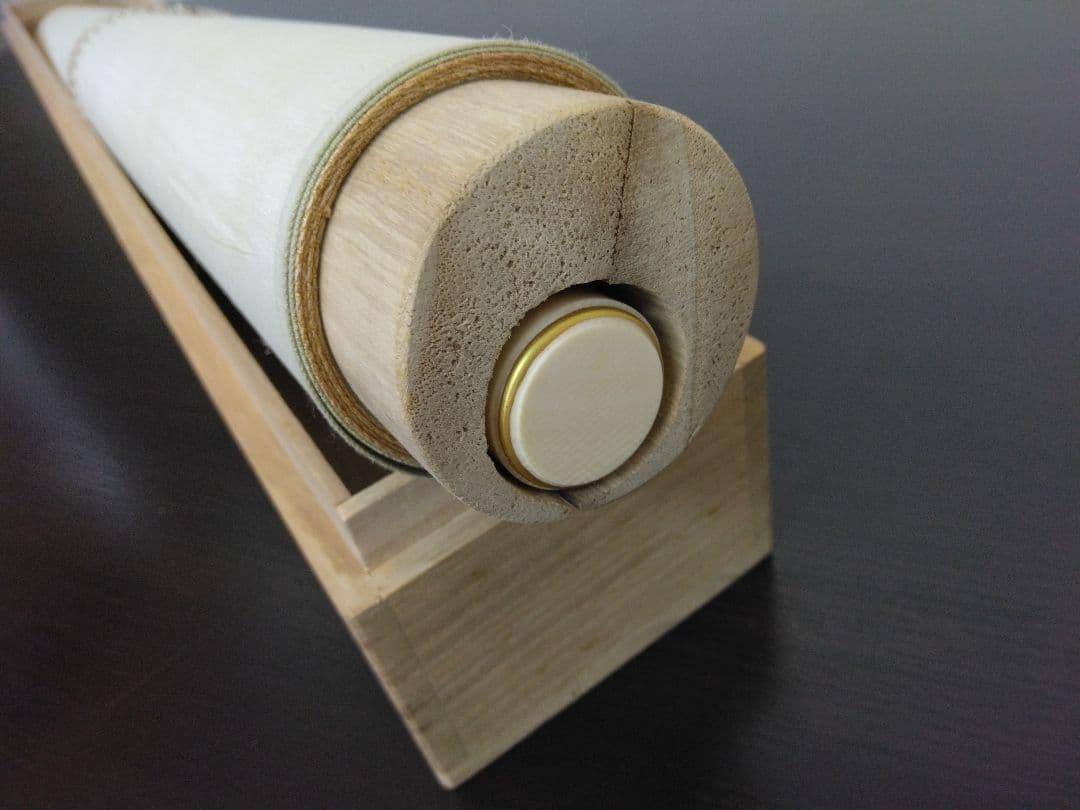 西陣織／木曽亮爾 (織)・宇田萩邨 (原画)「寶舟」掛軸 共箱