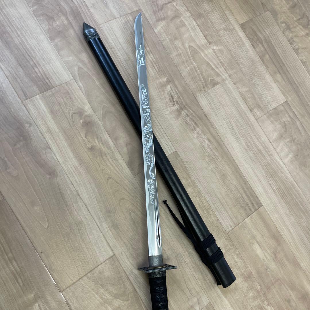 【未使用品】模造刀　忍者刀　刃に装飾あり