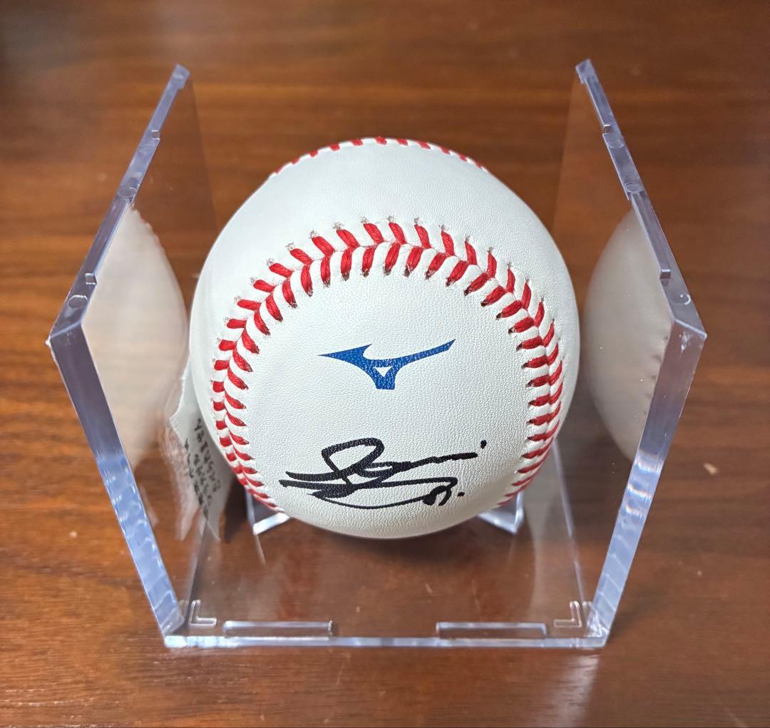 阪神タイガース NPB統一球 佐藤輝明選手 直筆サインボール 新品 ケース付き