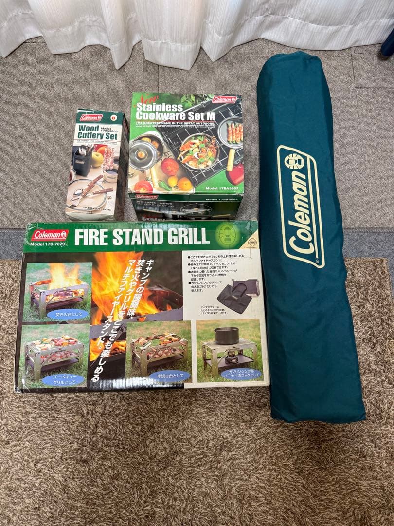 コールマン　Coleman キャンプ用品4点セット