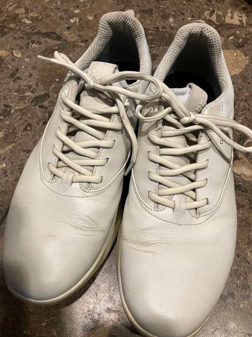 ecco エコー ゴルフシューズ ホワイト系 42