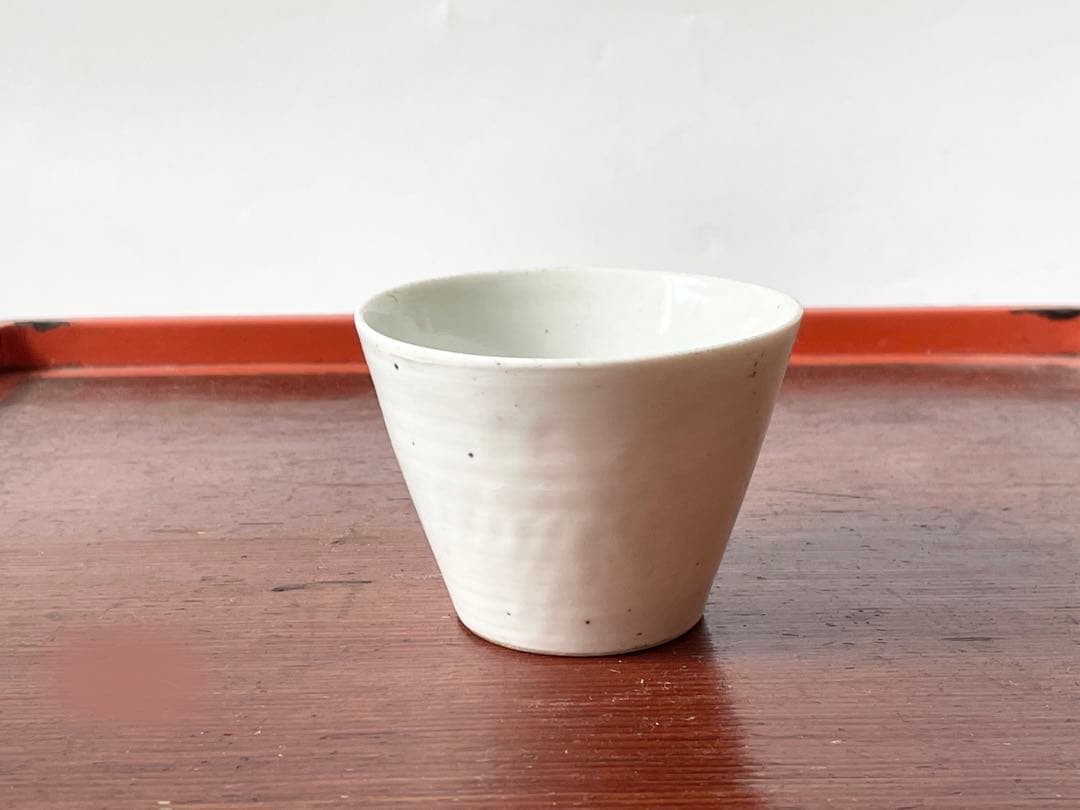 骨董　アンティーク　白磁　蕎麦猪口　古伊万里　白磁蕎麦猪口