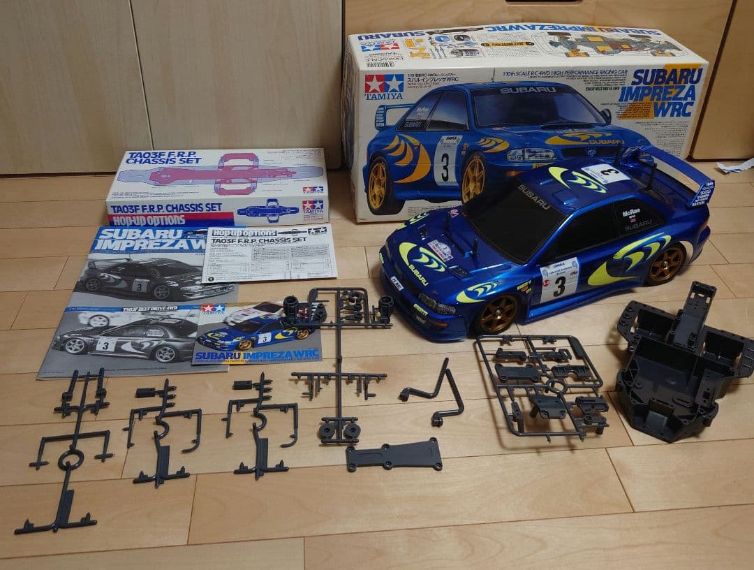 【希少 未走行 絶版品】タミヤ TA03F スバル インプレッサ WRC 97