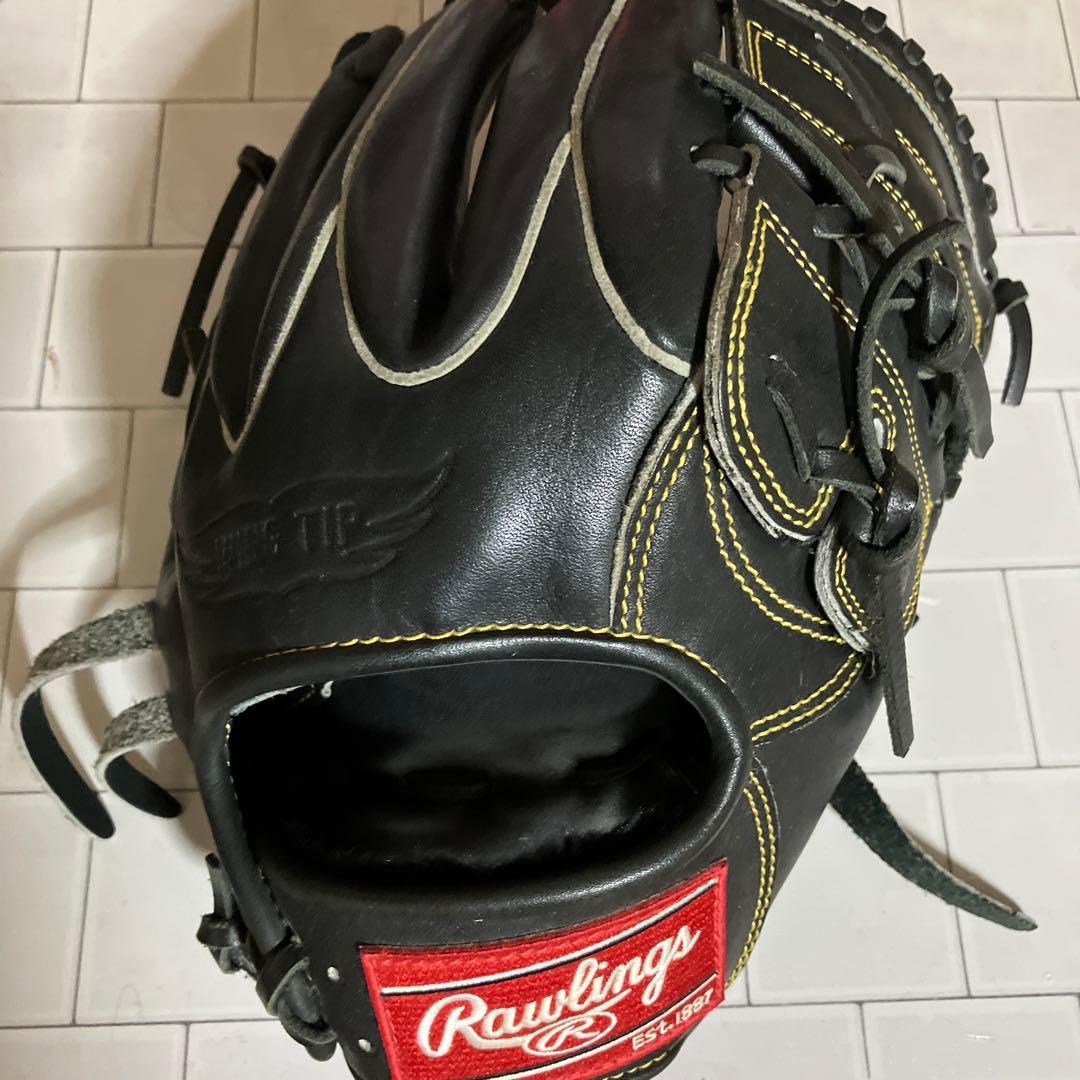 最終値下げ Rawlings ローリングス 投手用グローブ 黒