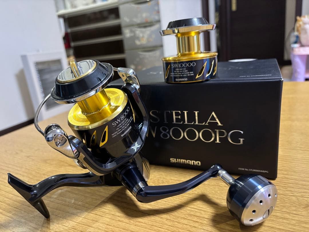 【美品】SHIMANO 13STELLA SW8000PG＆10000スプール付