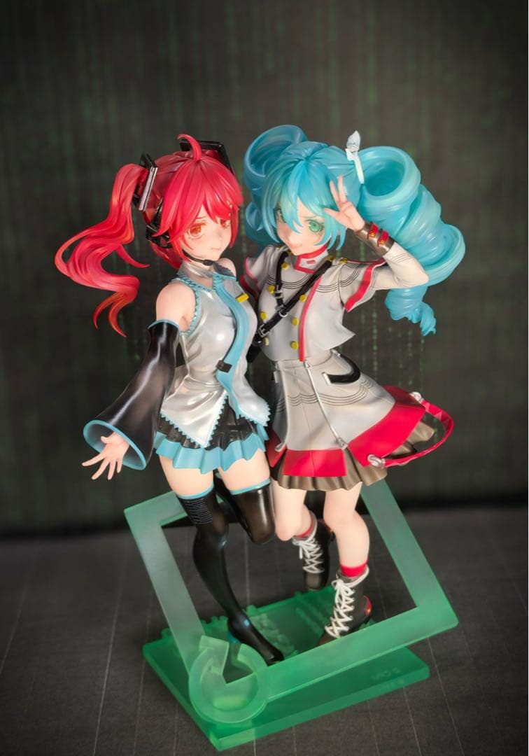 ガレージキット　初音ミク&重音テト　逆転ver.