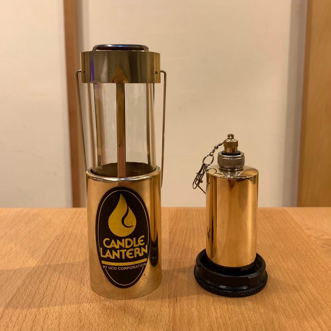 【雪丘工房】オイルカートリッジ＋【UCO】キャンドルランタン ブラス（真鍮）