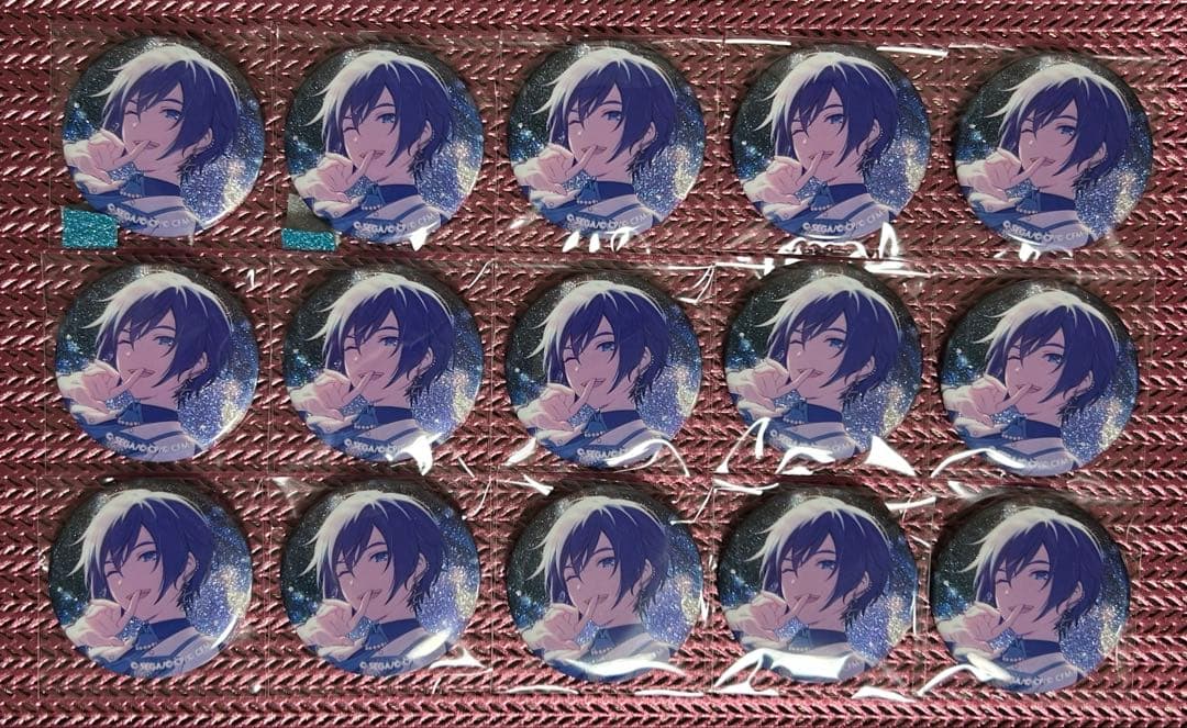 プロセカ グリッター缶バッジ KAITO 43A グリ缶 ×15点