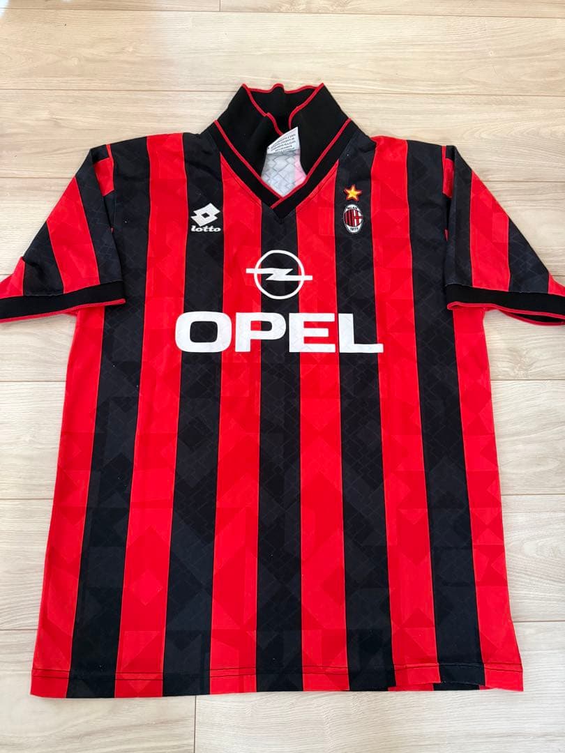95-96 ミラン　支給ユニフォーム　ボバン選手　検　実使用　ペスカーラ戦