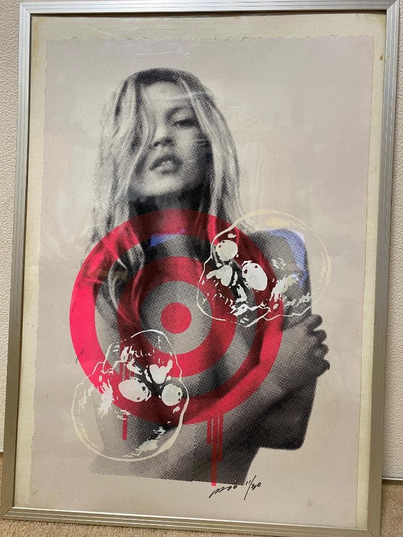 ケイトモス　wrong works ウロングロックス ポスター　ナンバリング